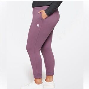 We wander Lily mid rise fleece joggers size 1X purple